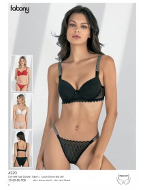 Fabony Lace Stone Bra Set 4220