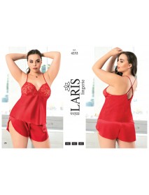 Laris Big Size Shorts Set 4232