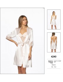Pierre Cardin Pearl Nighty & Robe Set 4240
