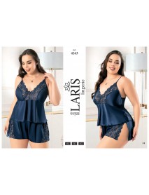 Laris Big Size Shorts Set 4243