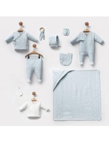 Cassiope Boy's 0-3 Month Muslin 10-Piece Newborn Set 427492CS