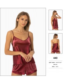 Pierre Cardin Burgundy Shorts Sets 440 