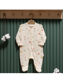 Tiffany Unisex 3-6-9-12 Month Space Zipper Jumpsuit 44040Tİ