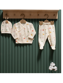 Tiffany Unisex 0-3 Month Organic 3-Piece Set 44078Tİ
