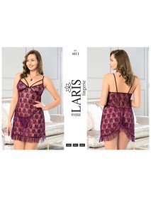  Laris Big Size Erotic,Fantasy Short Nightgown 4411