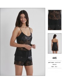 Pierre Cardin Black Shorts Sets 445