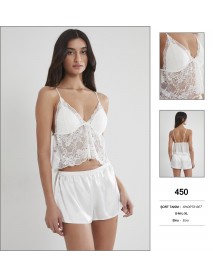 Pierre Cardin Ecru Shorts Sets 450 