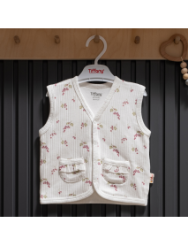 Tiffany Girl Girl 3-6-9-12 Month Vest 47005Tİ