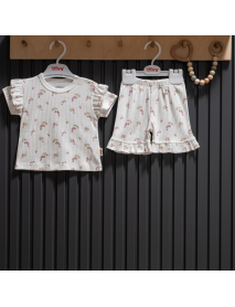 Tiffany Girl 3-6-9-12-18-24 Months Short Set 47104Tİ