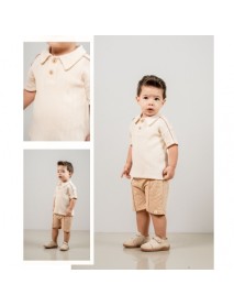 OVİEL Boys 9-12-18-24-36 Months 2-Piece Set with Shorts 482