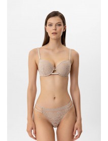 Pierre Cardin Lyon Double Push Up Bra Panty Set 4882 Nude