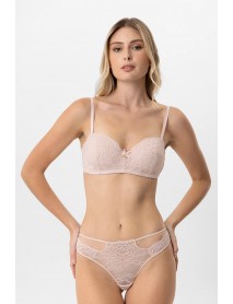 Pierre Cardin Lotus Bra Panty Set 4903 Powder