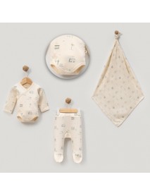 MINISSE BOY 0/3-3/6 MONTHS CAMPING BLANKET SET 4994