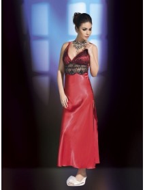 For Dreams Camenta Satin Nightgown Set 5001