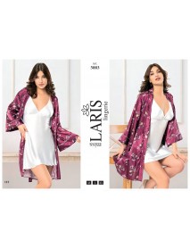 Laris Short 2-Piece Satin Set 5003