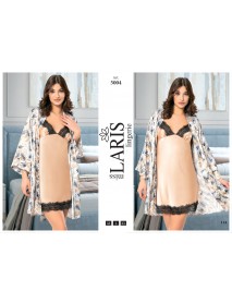 Laris Short 2-Piece Satin Set 5004