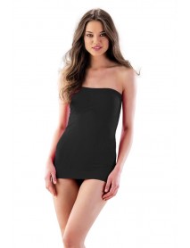 Emay 5005 Soft Patterned Strapless Undershirt Black