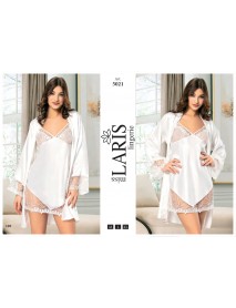  Laris Short 2-Piece Satin Set 5021