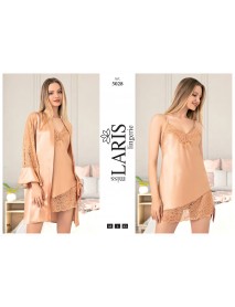  Laris Short 2-Piece Satin Set 5028