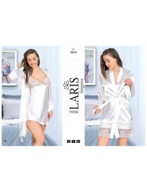 Laris Short 2-Piece Satin Set 5035