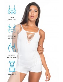 Emay 5037 Fantasy Athlete Corset with Rope Strap White
