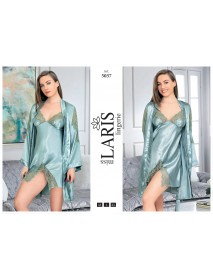 Laris Short 2-Piece Satin Set 5037