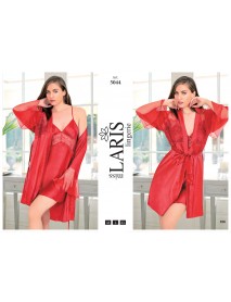 Laris Short 2-Piece Satin Set 5044