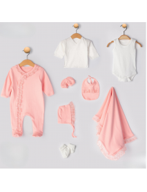 Begisa Girl 0-3 Months Newborn Set Of 8 5050BS