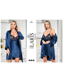    Laris Short 2-Piece Satin Set 5051
