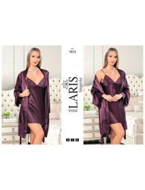  Laris Short 2-Piece Satin Set 5052