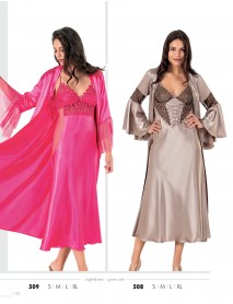 Moongirl 2-Pieces Long Nightgown Set 508 