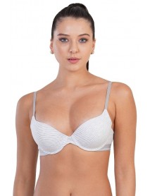 New Bra Half Push Up Cotton Without Support Grey 5116