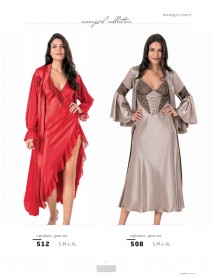 Moongirl 2-Pieces Long Nightgown Set 512 