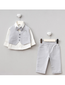 PUGI BOY 9-12-18-24 MONTH CLASSIC VEST SET 5126