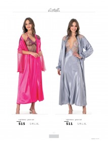 Moongirl 2-Pieces Long Nightgown Set 515 