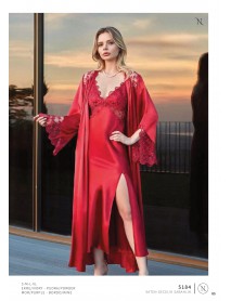 Nurteks Nightgown - Dressing Gown Kimono Set 5184 