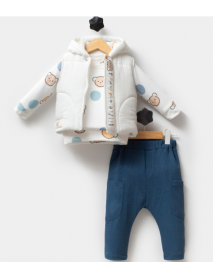 HIPPIL BOY 9-12-18 MONTHS LITTLE AND LOVED 3-PIECE SET 5186