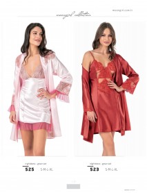 Moongirl 2-Pieces Short Nightgown Set 525 