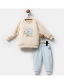 MOİ NOİ BOY 6-9-12-18 MONTHS ORGANIC KOALA 2-Piece SET 5288