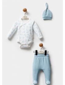 MOİ NOİ GIRL 0/3-3/6 MONTHS FLORAL BODYSUIT 5296