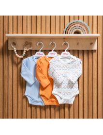 TIFFANY BOY 3-6-9-12-18-24 MONTHS STRIPED 3-PIECE BODY 53008