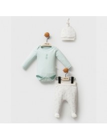 MOİ NOİ BOYS 0/3-3/6 MONTHS PINEAPPLE BODY SUIT