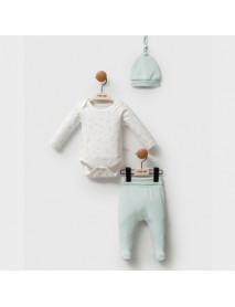 MOİ NOİ BOYS 0/3-3/6 MONTHS PINEAPPLE BODY SUIT 5329
