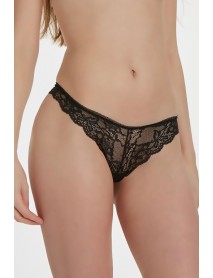 X-Lady French Lace String Black 543