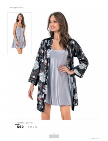 Moongirl 2-Pieces Short Nightgown Set 560 