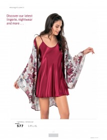 Moongirl 2-Pieces Short Nightgown Set 577 