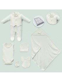 LOVEMAXX BOY 0-3 MONTHS BOW TIE BOXED SET 583071