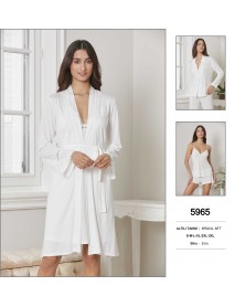 Pierre Cardin Ecru Cotton 6 Pcs Set 5965
