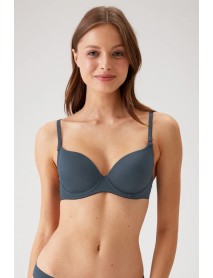  Pierre Cardin Underwire,Unsupported Bra 6000 Antrasit