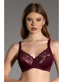 New Bra Compressing Bra Burgundy 6000